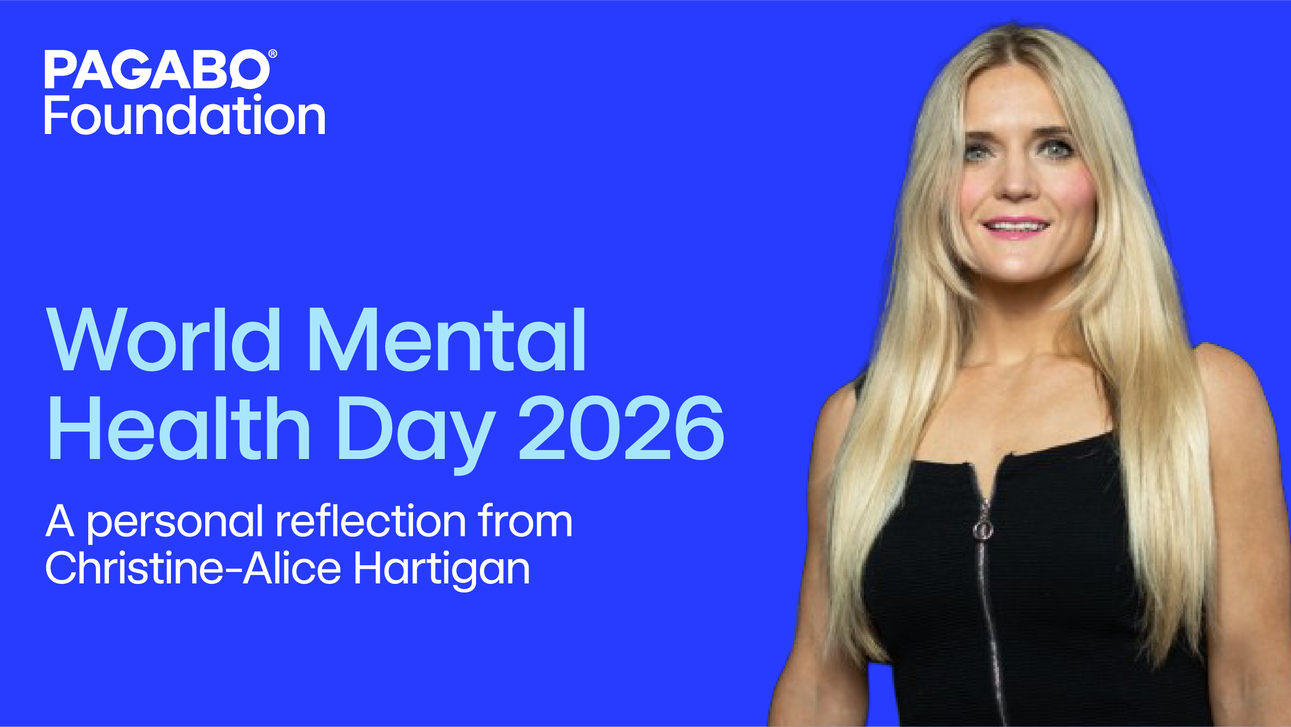 World Mental Health Day 2026 – A personal reflection from Christine-Alice Hartigan
